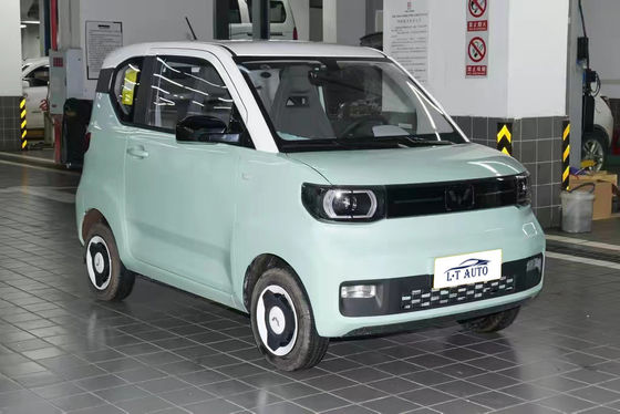 2023 SGMW Wuling Hongguang 2024 Mini EV Macaron 4-Seat 120/170km Left Rudder Car Energy